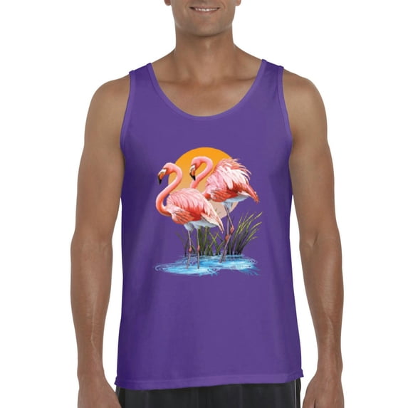 Normal is Boring - Men's Tank Top for Men, up to Men Size 3XL - Flamingo