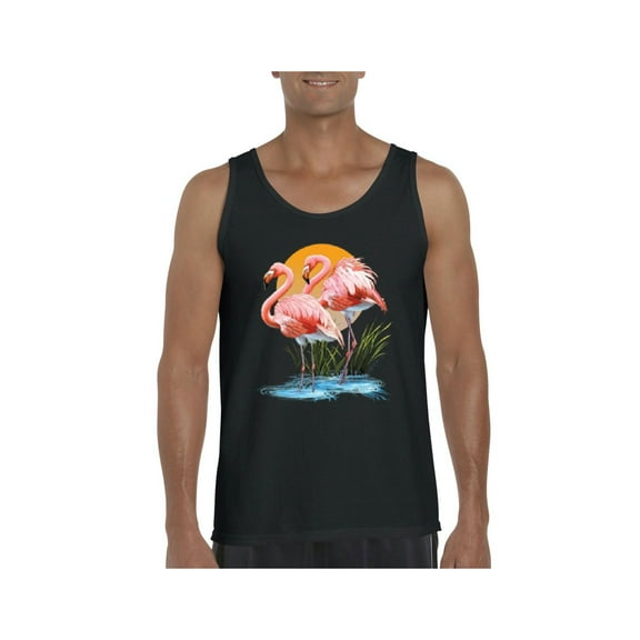 NIB - Men's Tank Top for Men - Flamingo