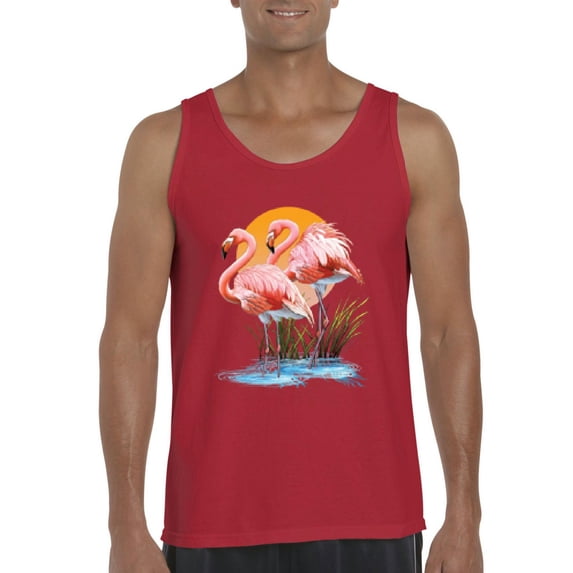 Normal is Boring - Men's Tank Top for Men, up to Men Size 3XL - Flamingo