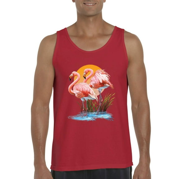 Normal is Boring - Men's Tank Top for Men, up to Men Size 3XL - Flamingo