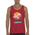 thumbnail image 1 of Normal is Boring - Men's Tank Top for Men, up to Men Size 3XL - Flamingo, 1 of 5