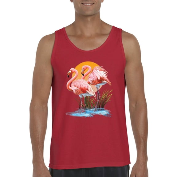 Normal is Boring - Men's Tank Top for Men, up to Men Size 3XL - Flamingo