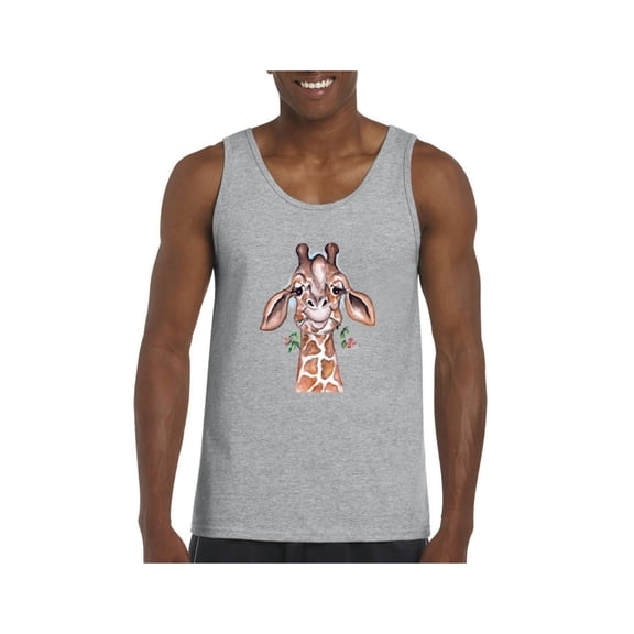 Normal is Boring - Men's Tank Top for Men, up to Men Size 3XL - Giraffe