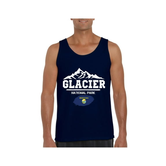 NIB - Men's Tank Top for Men - Glacier National Park