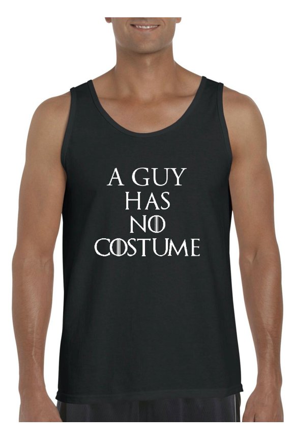Normal is Boring - Men's Tank Top for Men, up to Men Size 3XL - Halloween Costume Guy Has No Costume