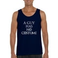 thumbnail image 1 of NIB - Men's Tank Top for Men - Halloween Costume Guy Has No Costume, 1 of 5