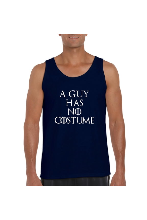 - Men's Tank Top for Men - Halloween Costume Guy Has No Costume