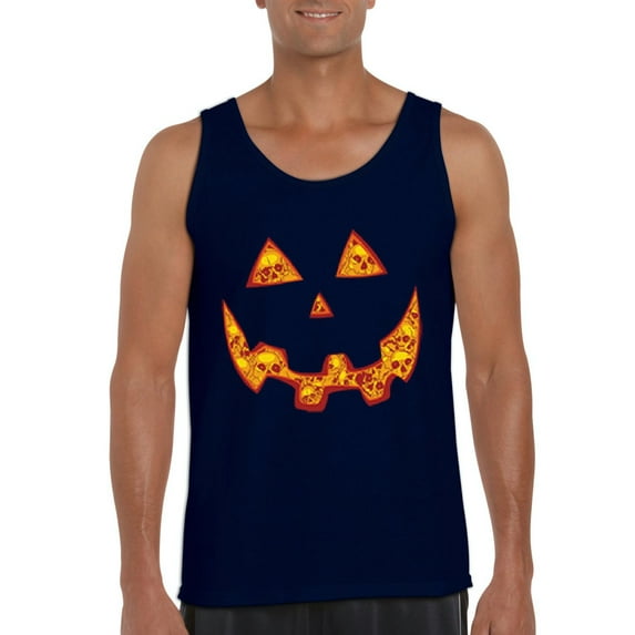 Normal is Boring - Men's Tank Top for Men, up to Men Size 3XL - Halloween Costume Pumpkin Face