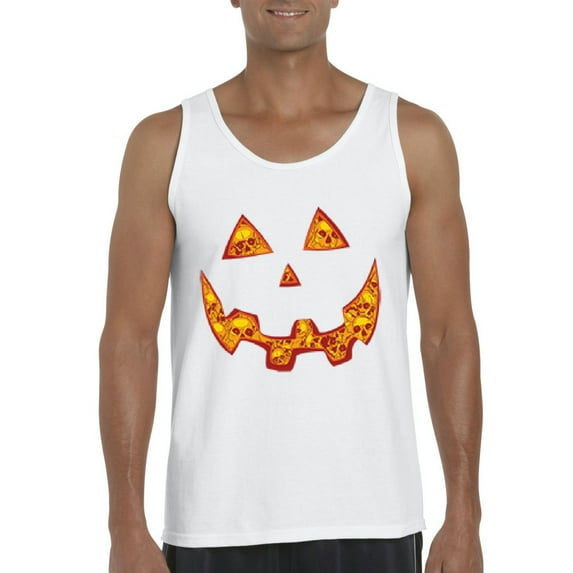 Normal is Boring - Men's Tank Top for Men, up to Men Size 3XL - Halloween Costume Pumpkin Face
