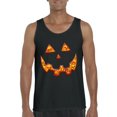 thumbnail image 1 of Normal is Boring - Men's Tank Top for Men, up to Men Size 3XL - Halloween Costume Pumpkin Face, 1 of 5