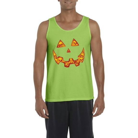 Normal is Boring - Men's Tank Top for Men, up to Men Size 3XL - Halloween Costume Pumpkin Face