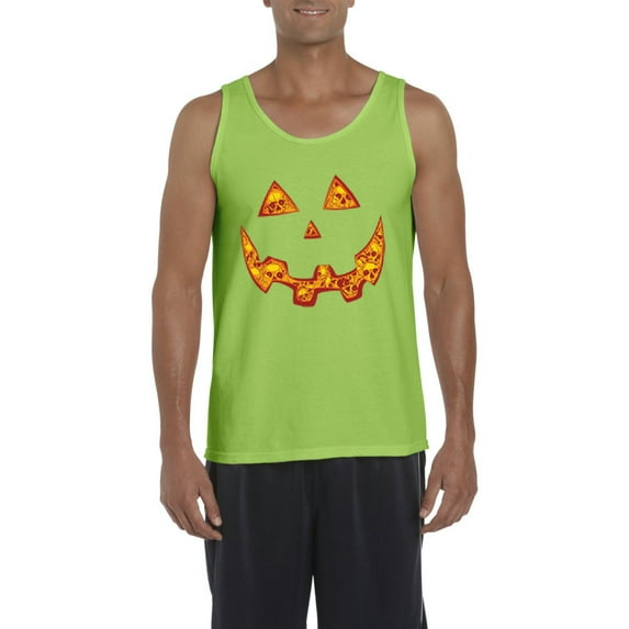 Normal is Boring - Men's Tank Top for Men, up to Men Size 3XL - Halloween Costume Pumpkin Face