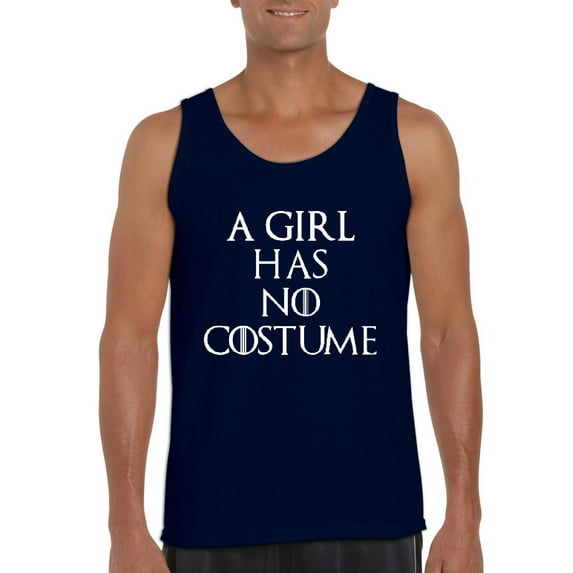 NIB - Men's Tank Top for Men - Halloween Costume This Girl Has No Costume