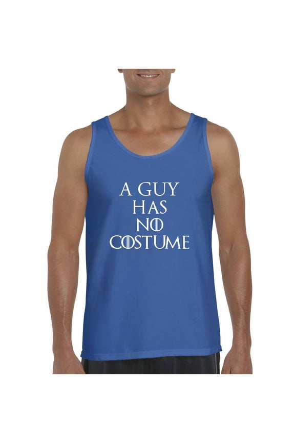 - Men's Tank Top for Men - Halloween Costume Guy Has No Costume