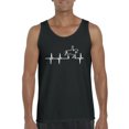 thumbnail image 1 of NIB - Men's Tank Top for Men - Heartbeat Horses, 1 of 5