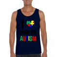 thumbnail image 1 of NIB - Men's Tank Top for Men - I Love Someone With Autism, 1 of 5