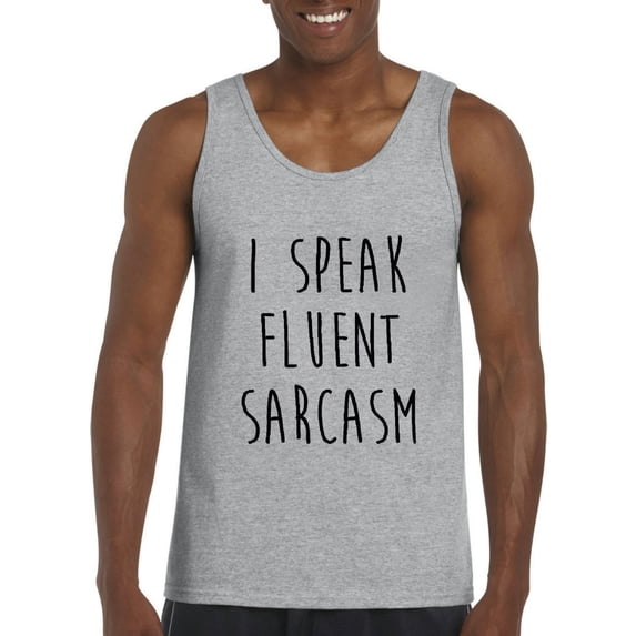 Normal is Boring - Men's Tank Top for Men, up to Men Size 3XL - I Speak Fluent Sarcasm