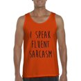 thumbnail image 1 of Normal is Boring - Men's Tank Top for Men, up to Men Size 3XL - I Speak Fluent Sarcasm, 1 of 5