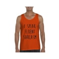 thumbnail image 1 of Normal is Boring - Men's Tank Top for Men, up to Men Size 3XL - I Speak Fluent Sarcasm, 1 of 5