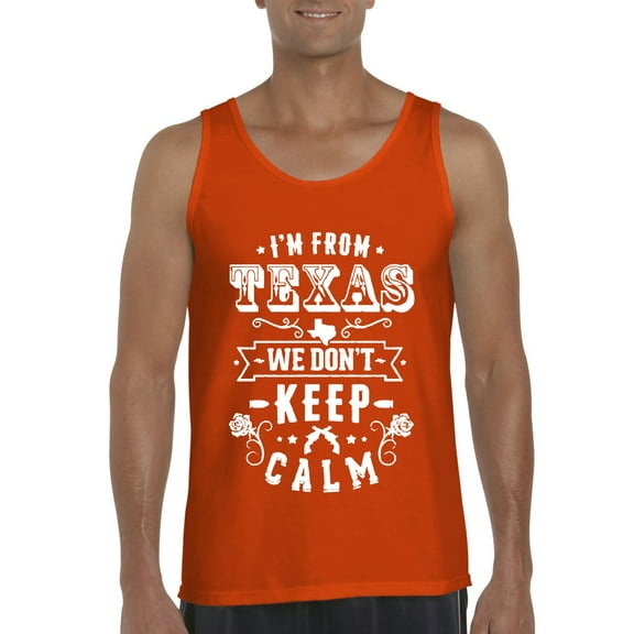 Normal is Boring - Men's Tank Top for Men, up to Men Size 3XL - I am From Texas TX Texas