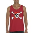 thumbnail image 1 of Normal is Boring - Men's Tank Top for Men, up to Men Size 3XL - Jolly Roger Skull & Crossbones, 1 of 5