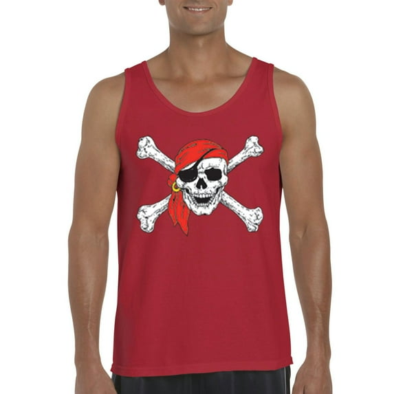 Normal is Boring - Men's Tank Top for Men, up to Men Size 3XL - Jolly Roger Skull & Crossbones