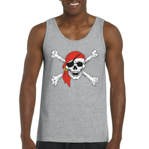 Normal is Boring - Men's Tank Top for Men, up to Men Size 3XL - Jolly Roger Skull & Crossbones