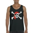 thumbnail image 1 of Normal is Boring - Men's Tank Top for Men, up to Men Size 3XL - Jolly Roger Skull & Crossbones, 1 of 5