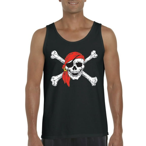 Normal is Boring - Men's Tank Top for Men, up to Men Size 3XL - Jolly Roger Skull & Crossbones