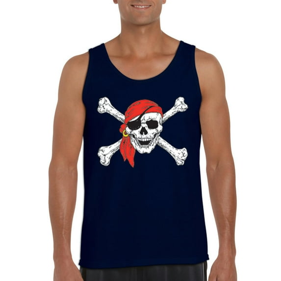 Artix - Men's Tank Top for Men - Jolly Roger Skull & Crossbones
