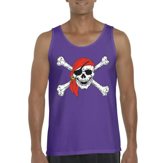 Normal is Boring - Men's Tank Top for Men, up to Men Size 3XL - Jolly Roger Skull & Crossbones