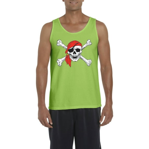 Normal is Boring - Men's Tank Top for Men, up to Men Size 3XL - Jolly Roger Skull & Crossbones