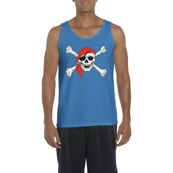 Normal is Boring - Men's Tank Top for Men, up to Men Size 3XL - Jolly Roger Skull & Crossbones