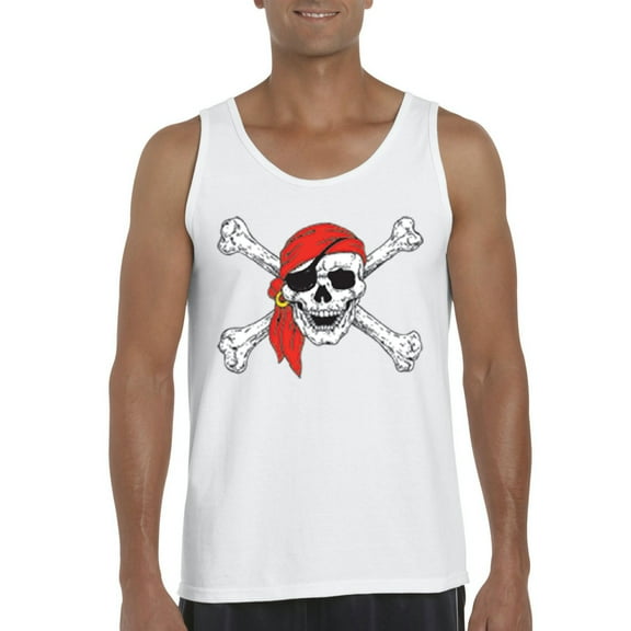 Normal is Boring - Men's Tank Top for Men, up to Men Size 3XL - Jolly Roger Skull & Crossbones