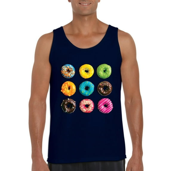 Normal is Boring - Men's Tank Top for Men, up to Men Size 3XL - Love Food Donuts Doughnuts