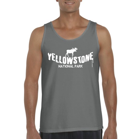 Normal is Boring - Men's Tank Top for Men, up to Men Size 3XL - National Park Yellowstone