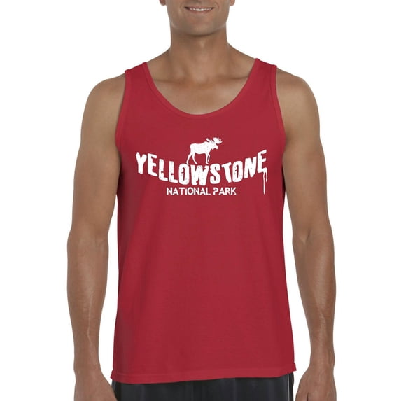 NIB - Men's Tank Top for Men - National Park Yellowstone