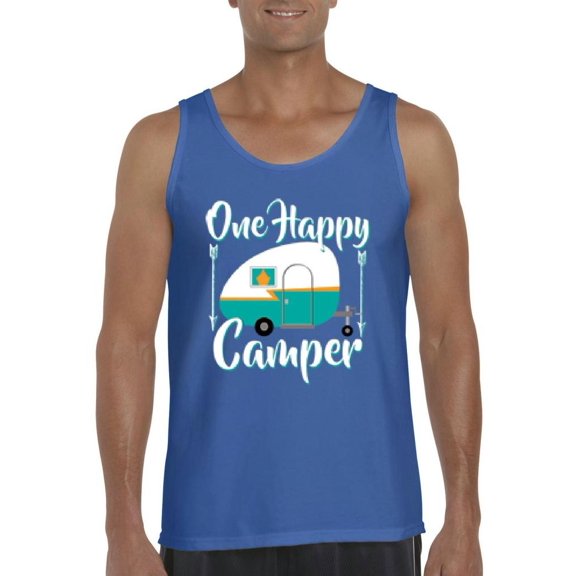Normal is Boring - Men's Tank Top for Men, up to Men Size 3XL - One Happy Camper