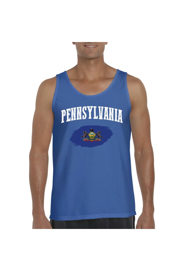 - Men's Tank Top for Men, up to Men Size 3XL - Philadelphia Pennsylvania