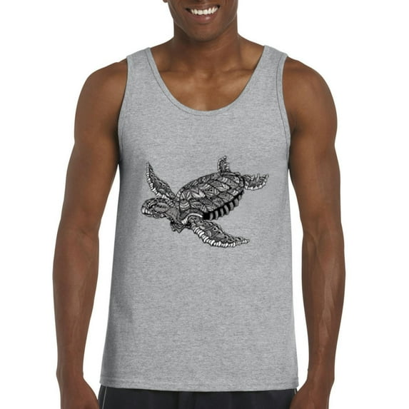 Normal is Boring - Men's Tank Top for Men, up to Men Size 3XL - Sea Turtle Hawaii