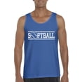 thumbnail image 1 of Normal is Boring - Men's Tank Top for Men, up to Men Size 3XL - Softball with Ball, 1 of 5
