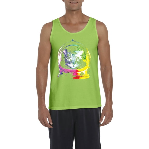 NIB - Men's Tank Top for Men - Space Cat