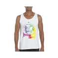 thumbnail image 1 of Normal is Boring - Men's Tank Top for Men, up to Men Size 3XL - Space Cat, 1 of 5
