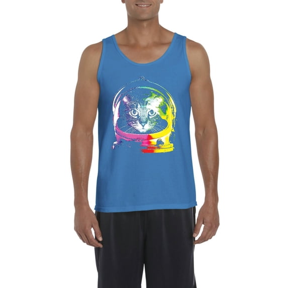NIB - Men's Tank Top for Men - Space Cat