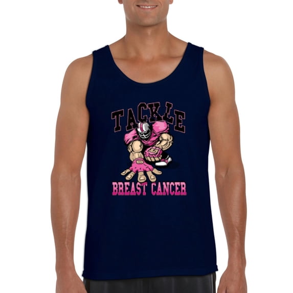 Normal is Boring - Men's Tank Top for Men, up to Men Size 3XL - Tackle Breast Cancer