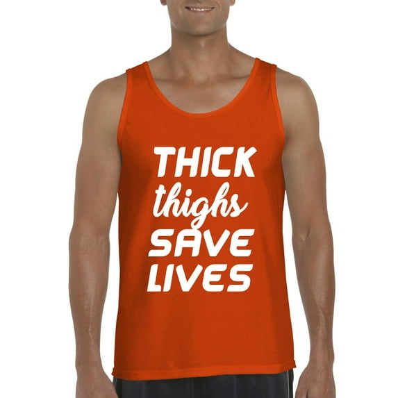 NIB - Men's Tank Top for Men - Thick Thighs Save Lives