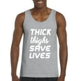 thumbnail image 1 of NIB - Men's Tank Top for Men - Thick Thighs Save Lives, 1 of 5