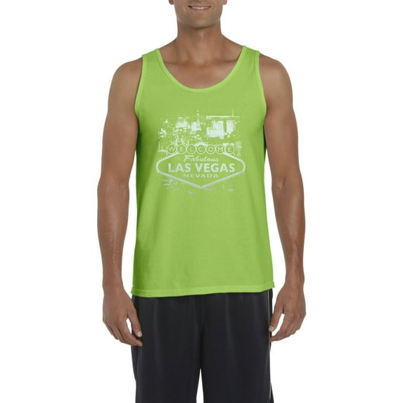 Normal is Boring - Men's Tank Top for Men, up to Men Size 3XL - Welcome to Las Vegas Nevada