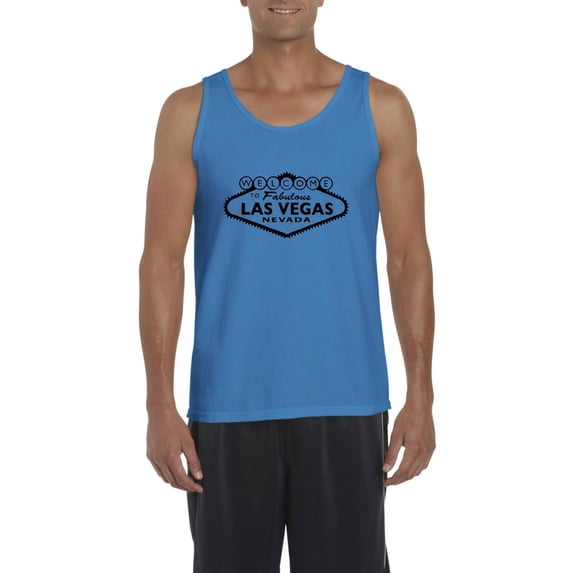 Normal is Boring - Men's Tank Top for Men, up to Men Size 3XL - Welcome to Las Vegas Nevada