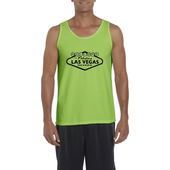 Normal is Boring - Men's Tank Top for Men, up to Men Size 3XL - Welcome to Las Vegas Nevada